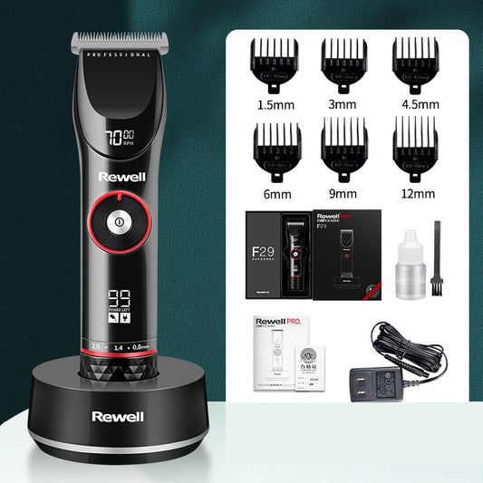 3500mah 10H Hair clipper For Men Washable Rechargeable Hair Trimmer Stainless Steel head Professional Cutting Machine Wireless - HAB