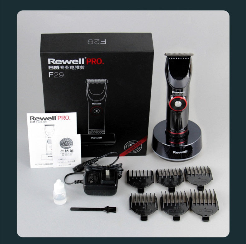 3500mah 10H Hair clipper For Men Washable Rechargeable Hair Trimmer Stainless Steel head Professional Cutting Machine Wireless - HAB