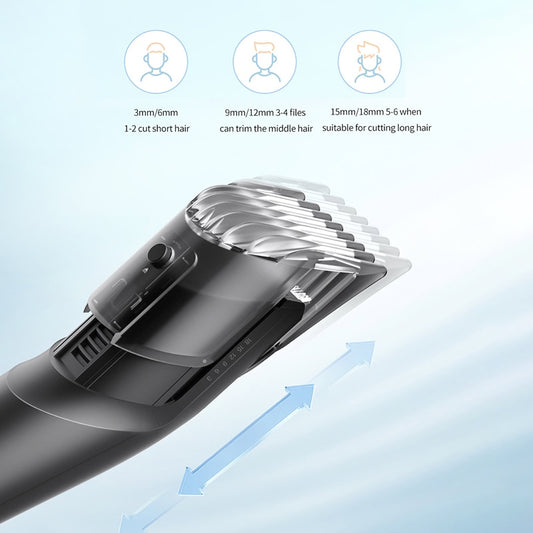 Xiaomi Mijia Electric Hair Clipper Xiaomi Home Men Hair Cutter Trimmer Barber Professional Ultra-thin Ceramic Blade USB - HAB