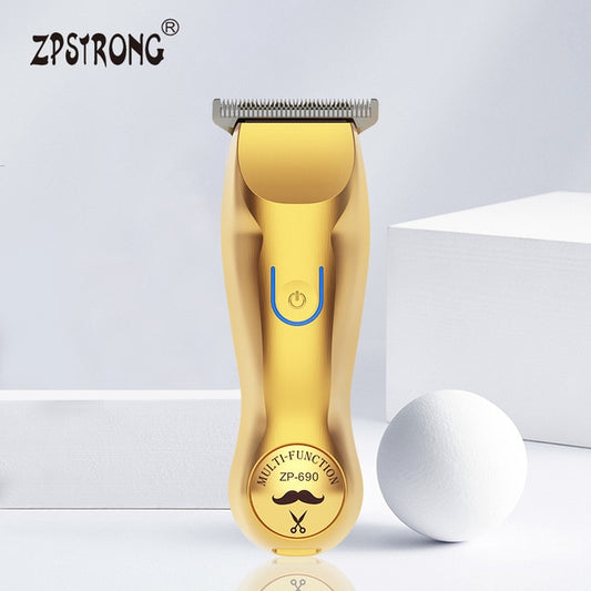 Professional Barber Hair Clipper Men’s Cordless Balding Hair Trimmer Rechargeable Mini Hair Cutting Machine Beard Trimmer - HAB