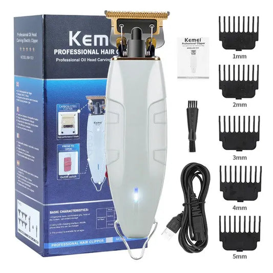 Professional Electric Barber Hair Clipper+Nose Hair Trimmer T-Outliner Finish Cutting Machine Beard Trimmer Razor Shaver Mower - HAB