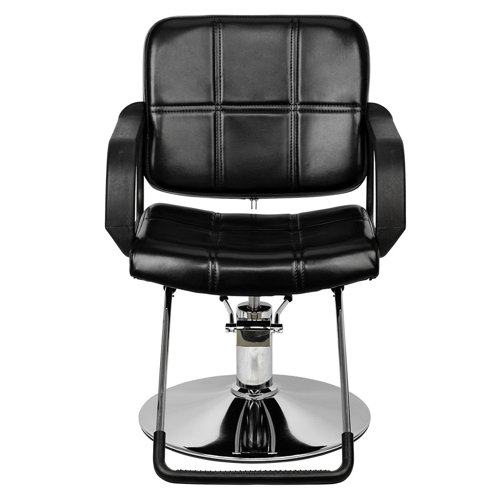 HC125 Beauty Salon Chair Salon Chair Barber Woman Barber Chair Hairdressing Chair Black US warehouse in Stock - HAB