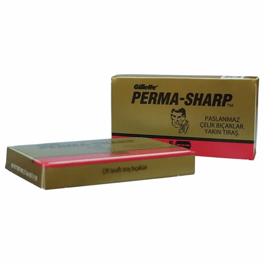 Perma-Sharp Double Edge Razor Blades 1 Pack / 100 Pcs - HAB