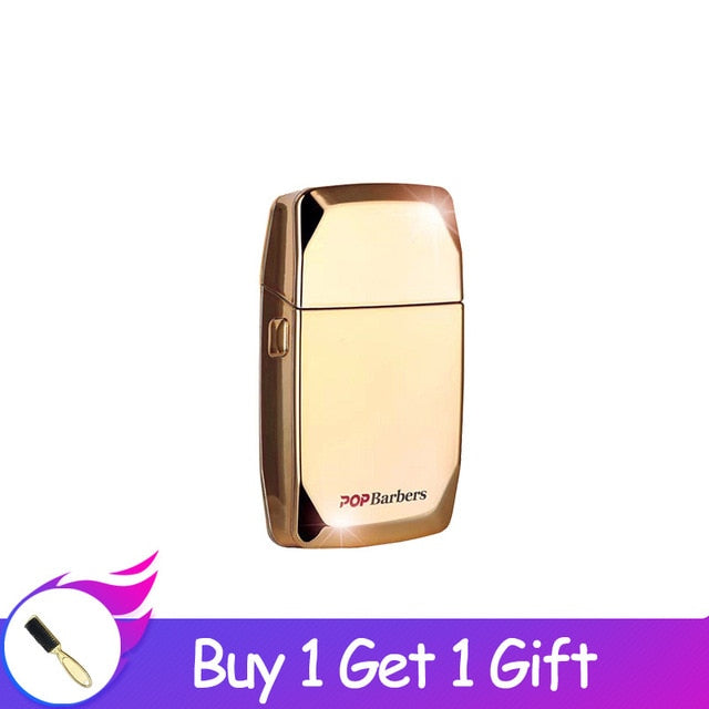 Professional Clippers Men Hair Trimmer Carving Cutting Golden Shaver Cordless Machine Electric Clipper Barber Shop Accessories - HAB