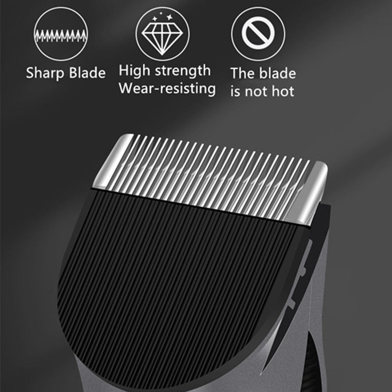 Haircut Machine 6H Professional Hair Clipper Barber Hair Trimmer Men Cordless Shaving Machine Lithium Battery Strong Power - HAB