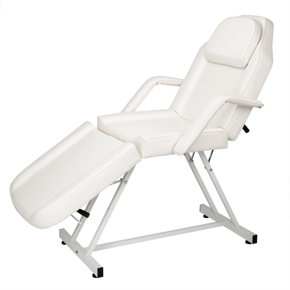 HZ015 Beauty Salon Chair Salon Chair Barber Dual-purpose Barber Chair Without Small Stool White - HAB
