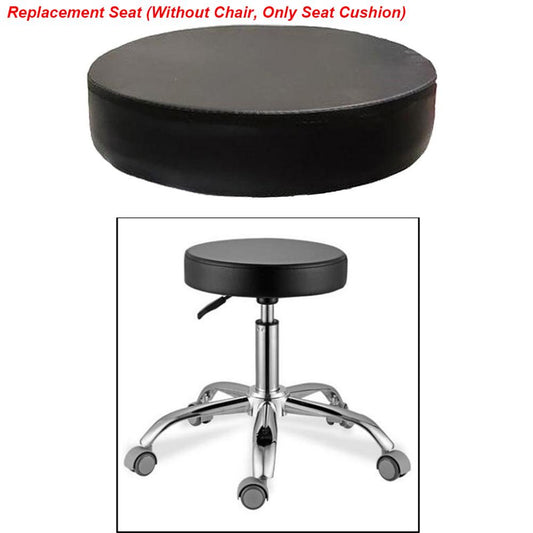 Universal Round Bar Stool Replacement Seat for SPA Salon Barber Chair Barstool Makeup Barbershop Chair Replacement Seat - HAB
