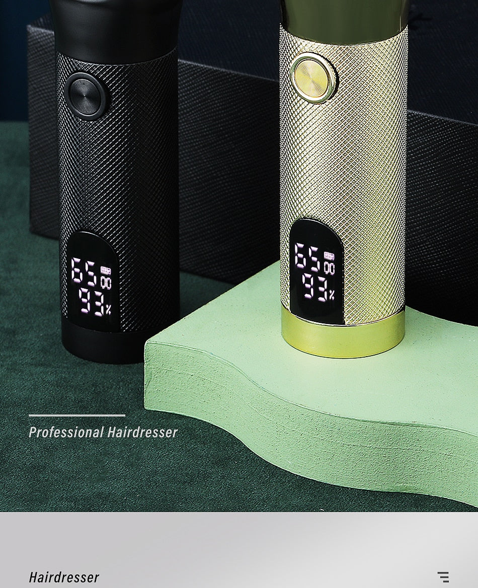 VGR 275 Electric Hair Clipper Professional Personal Care Barber Trimmer For Men Shaver LCD Rechargeable Metal Clippers VGR V275 - HAB
