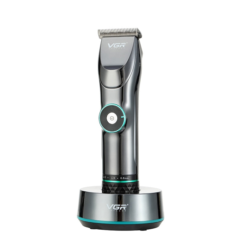 VGR 256 Hair Clipper Professional Personal Care Digital Display Variable Speed Trimmer For Men Barber Clippers V256 - HAB