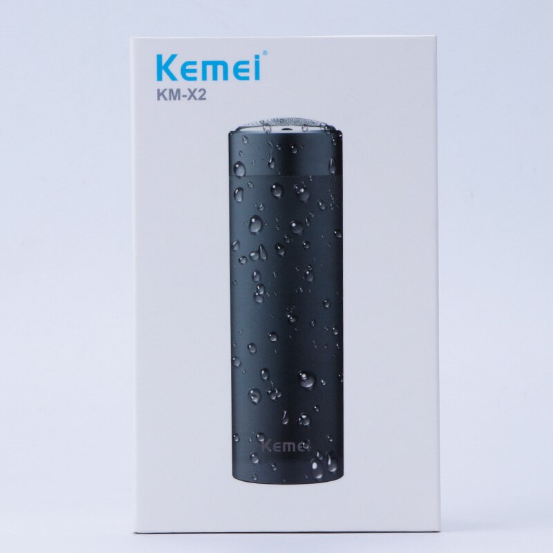 kemei electric Shaver KM-x2 USB rechargeable reciprocating shaver men's shaver beard trimmer portable razor mini shaver - HAB