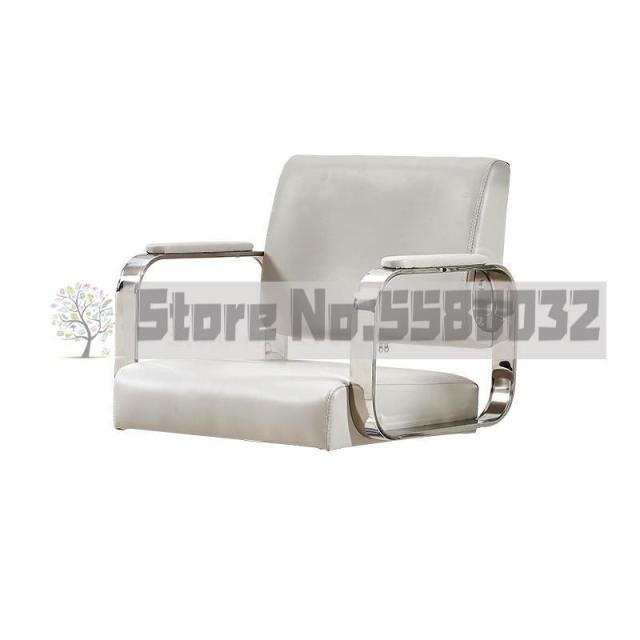 New Hairdressing Chair Hairdressing Salon Special Barber Shop Hairdressing Salon Shearing Chair Stainless Steel Armrest Hairdres - HAB