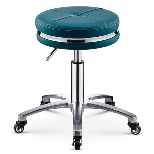 Stainless Steel Brushed Lifting Stool Explosion-proof Stool Barber Chair Bench Hairdressing Salon Rotating Stool Master Chair - HAB