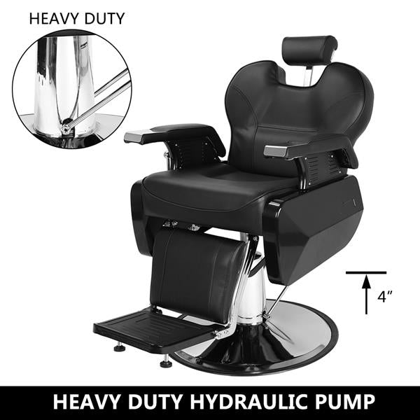 Two Colors 8702A Professional Salon Barber Chair US Warehouse - HAB