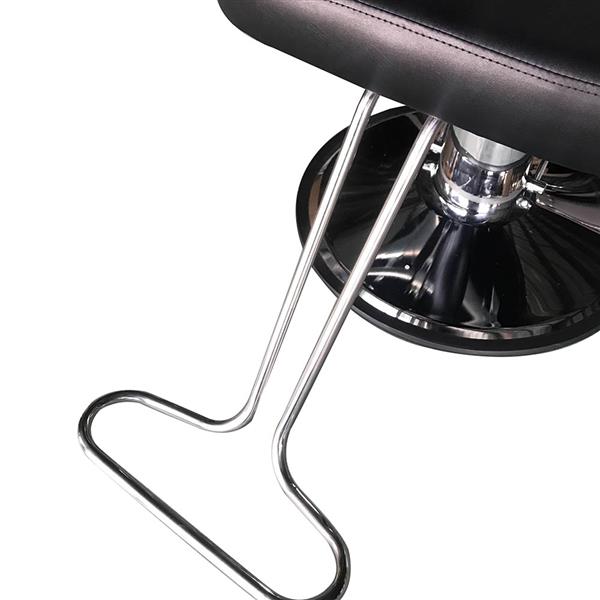 HZ8743 Beauty Salon Chair Salon Chair Professional Portable Hydraulic Lift Man Barber Chair Black - HAB