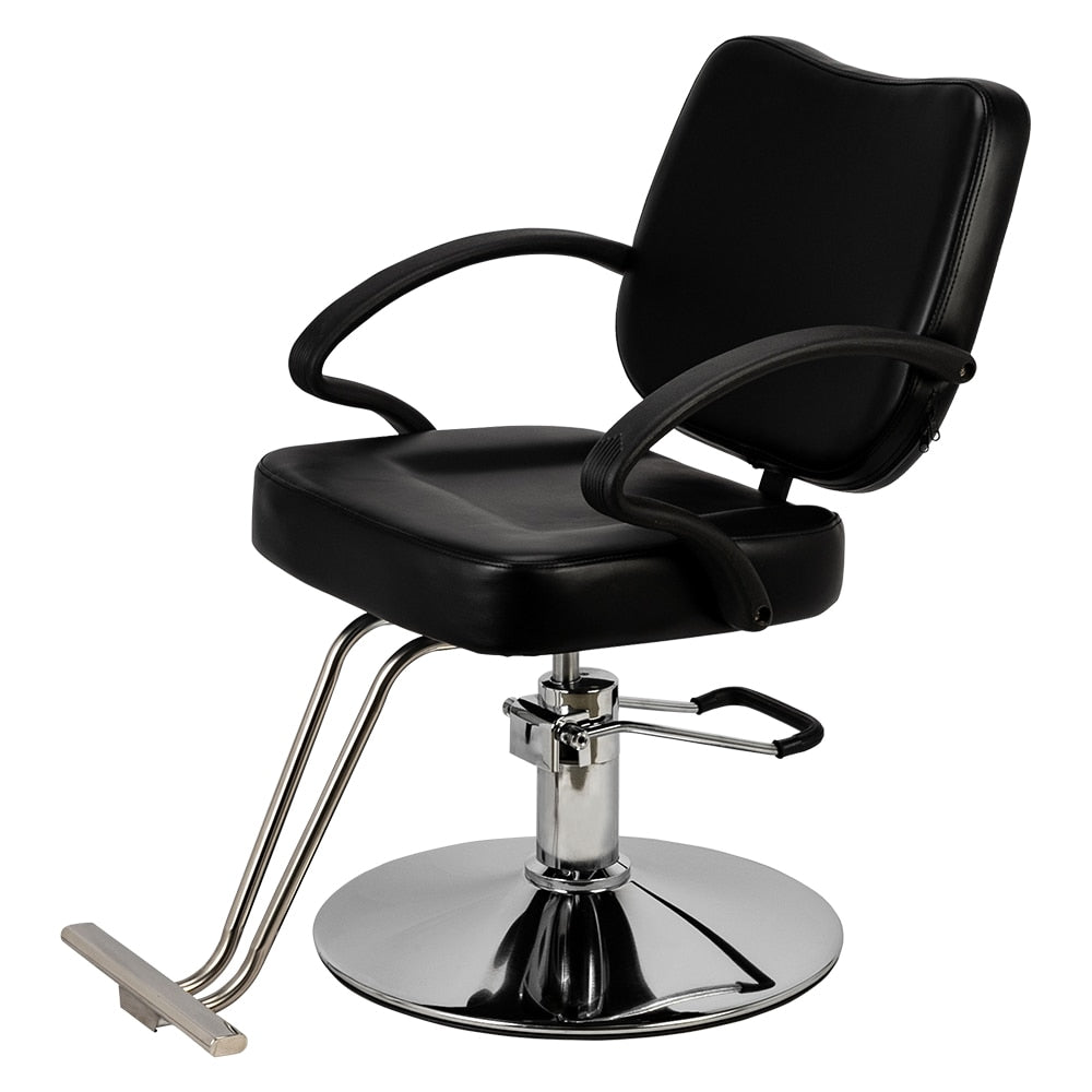Hair Salon Barber HC106 Woman Barber Chair Hairdressing Chair Black US Warehouse IN Stock - HAB