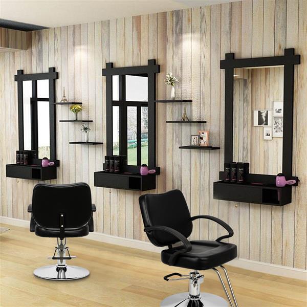 Hair Salon Barber HC106 Woman Barber Chair Hairdressing Chair Black US Warehouse IN Stock - HAB
