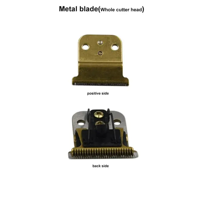 Kemei KM-1971 Original Blade 0mm Spare T-Blades Metal and Ceramic Beard Hair Cutting Machine Replaceable Blades Hair For T9 - HAB
