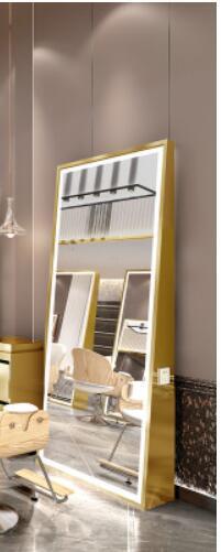 New single and double-sided barber shop mirror salon special simple modern hair-cutting mirror landing full-body mirror - HAB