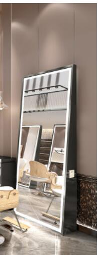 New single and double-sided barber shop mirror salon special simple modern hair-cutting mirror landing full-body mirror - HAB