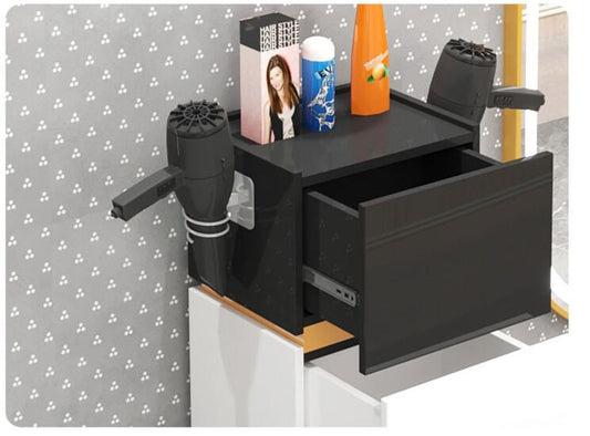 Barber shop hair salon tool cabinet special gadgets for hairdressing salons cart storage storage mobile hair cutting cabinet - HAB