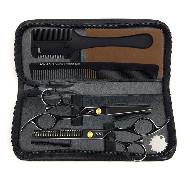 6 Inch Haircut Hairdressing scissors Barber scissors professional cutting thinning hair scissors professional hair salon tools - HAB