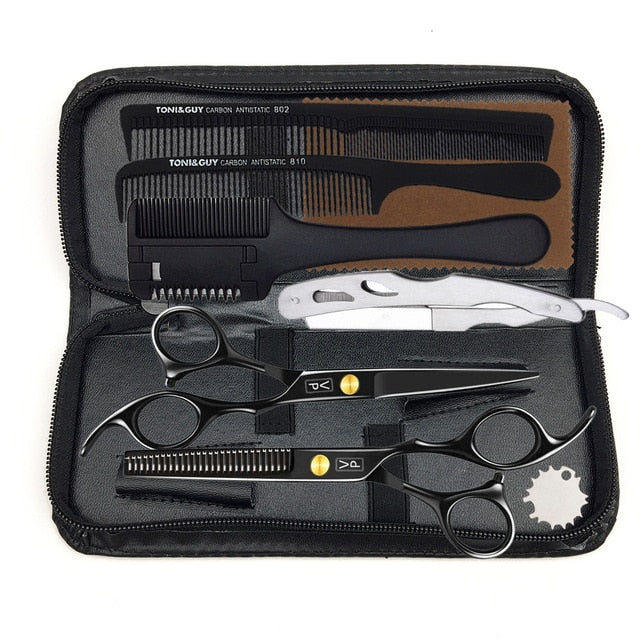 6 Inch Haircut Hairdressing scissors Barber scissors professional cutting thinning hair scissors professional hair salon tools - HAB