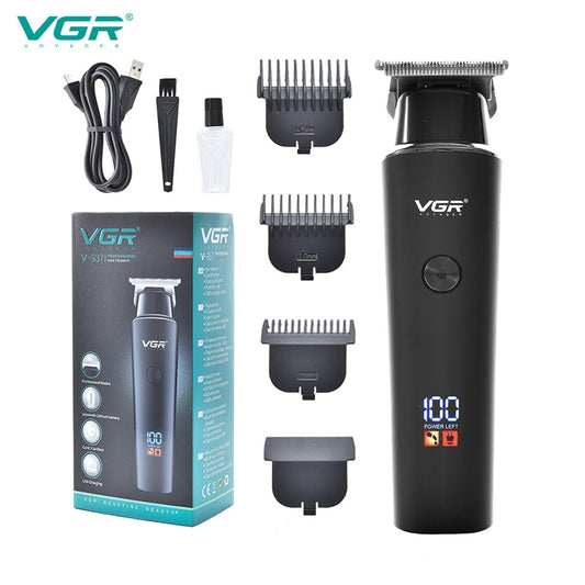 VGR Professional Hair Clippers With Fade Blade Stagger-teeth Hair Cutting Machine hair trimmer fade haircut machine barbershop - HAB