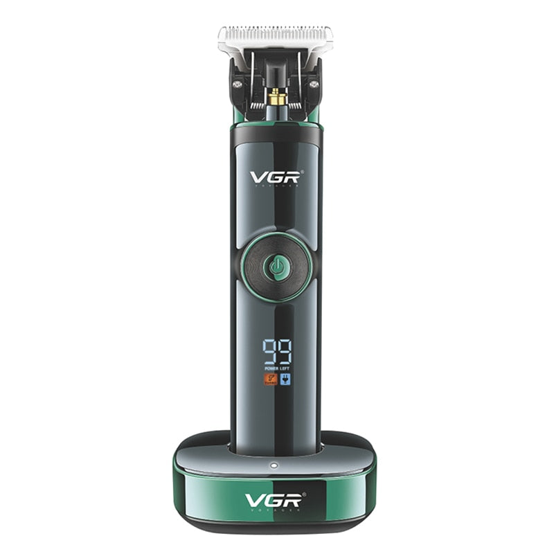 Professional Cordless 2 Speed Blade Adjustable Hair Trimmer For Men Beard Hair Clipper Electric Hair Cutting Machine Barber Kit - HAB