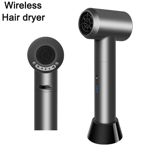 Professional Portable Wireless Hair Dryer Smart Cordless Hot and Cold Air Mode USB Rechargeable UMAY Hair Drier Blower Salon - HAB