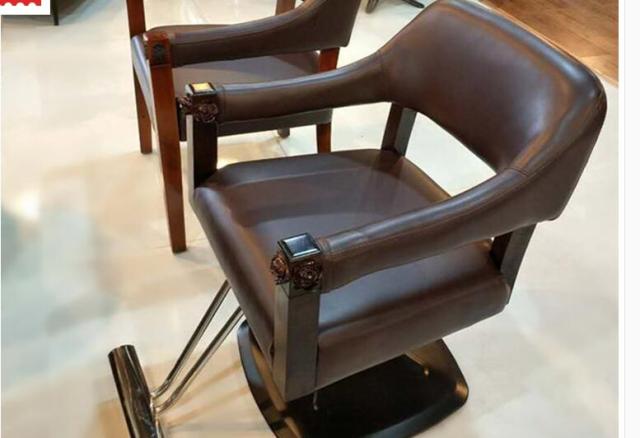 Hairdressing retro iron industrial wind hair chair factory direct hair salon barber shop special swivel chair - HAB