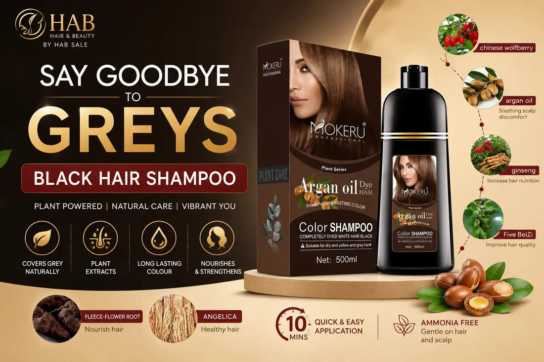 black hair shampoo