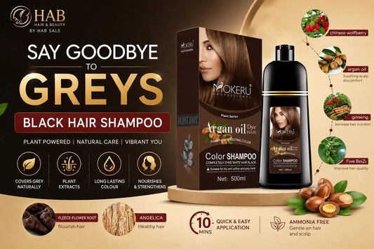 black hair shampoo