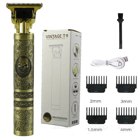 How to zero-gap a T-blade barber trimmer for sharp lines with the Vintage T9