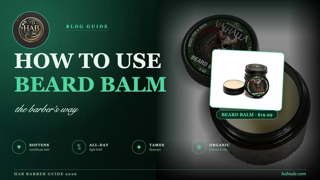 How to use beard balm barber guide 2026 cover with Beard Gains Valhalla Viking Beard Balm
