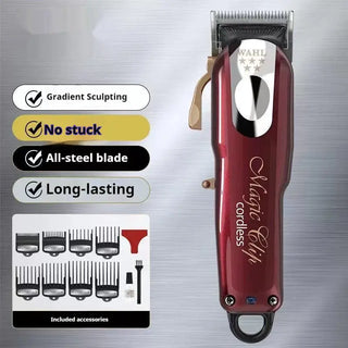 Wahl Adult & Children Rechargeable Hair Clipper — Stainless Steel Blades, EU/UK/US Plug