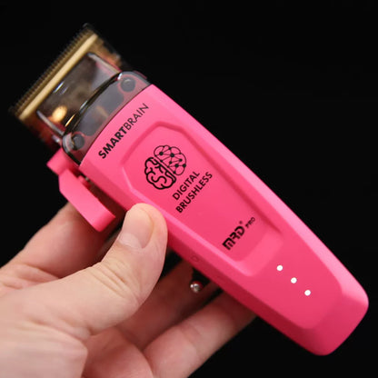 MRD Smart Brain HC-90-4  Men's Hair Clippers Professional All Metal Lift Height Torque Digital Brushless Motor Cordless Clipper - HAB - Hair And Beauty