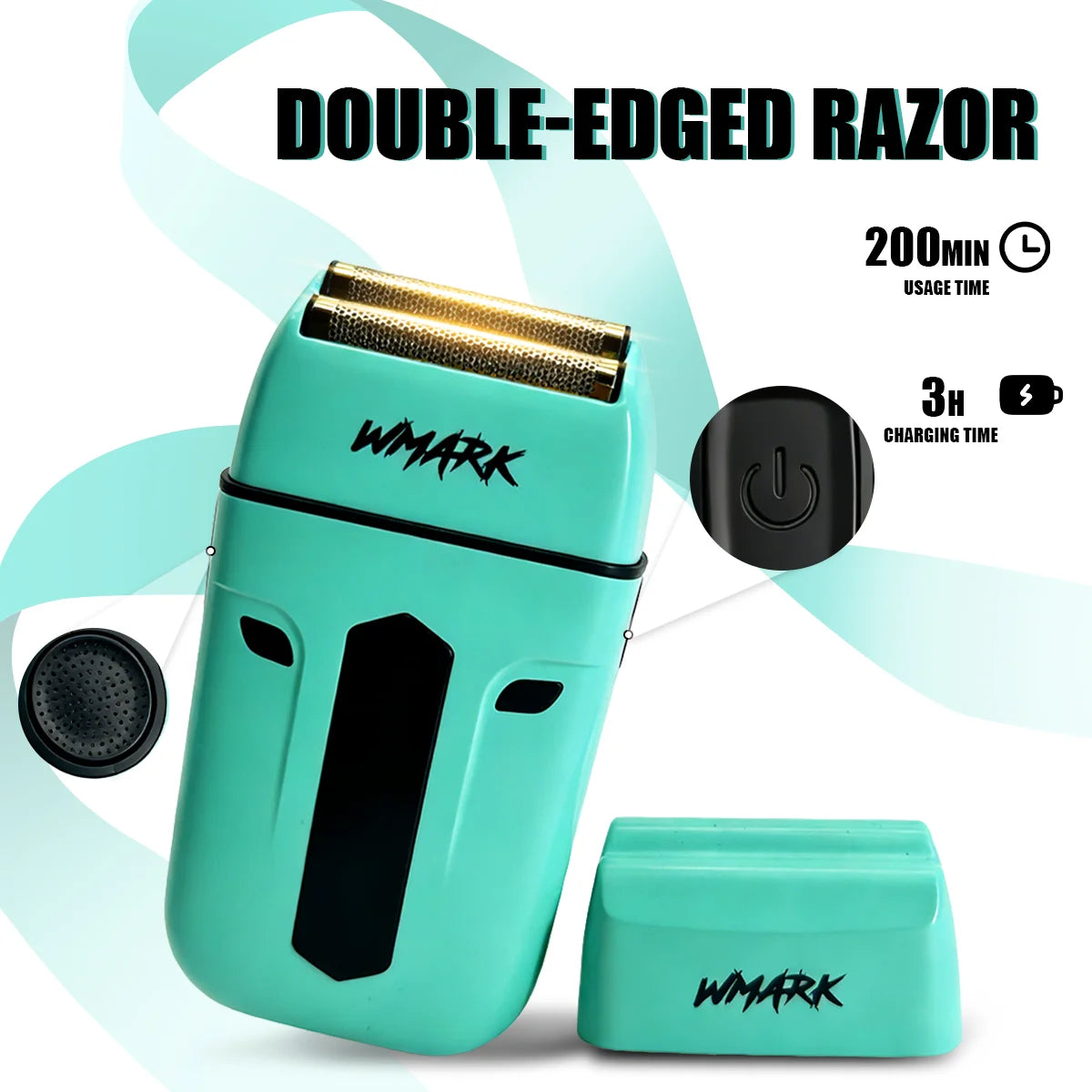 WMARK Professional Hair Clipper Shaver Hair Dryers and Spray Bottle Handheld 5 in 1 Barber KIT Gift Box Trimmer for Men NG-8637 - HAB - Hair And Beauty