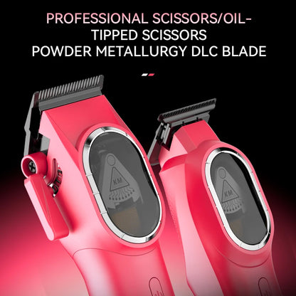 KEMEI Professional Hair Clipper Set  Hair Clippers DLC Adjustable Intelligent Digital Display Electric USB Hair Clippers KM-8502 - HAB - Hair And Beauty