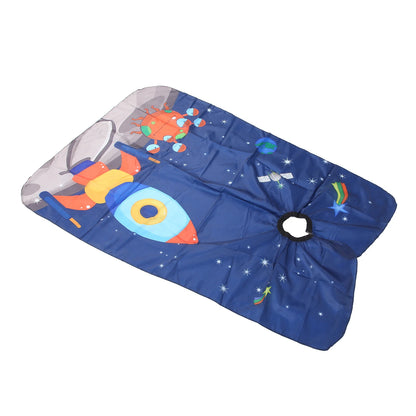 Children Hair Cutting Cape Gown Hairdresser Barber Apron Hairdressing Children Girls Boys Hair Cut Cloak Umbrella Protecter - HAB - Hair And Beauty