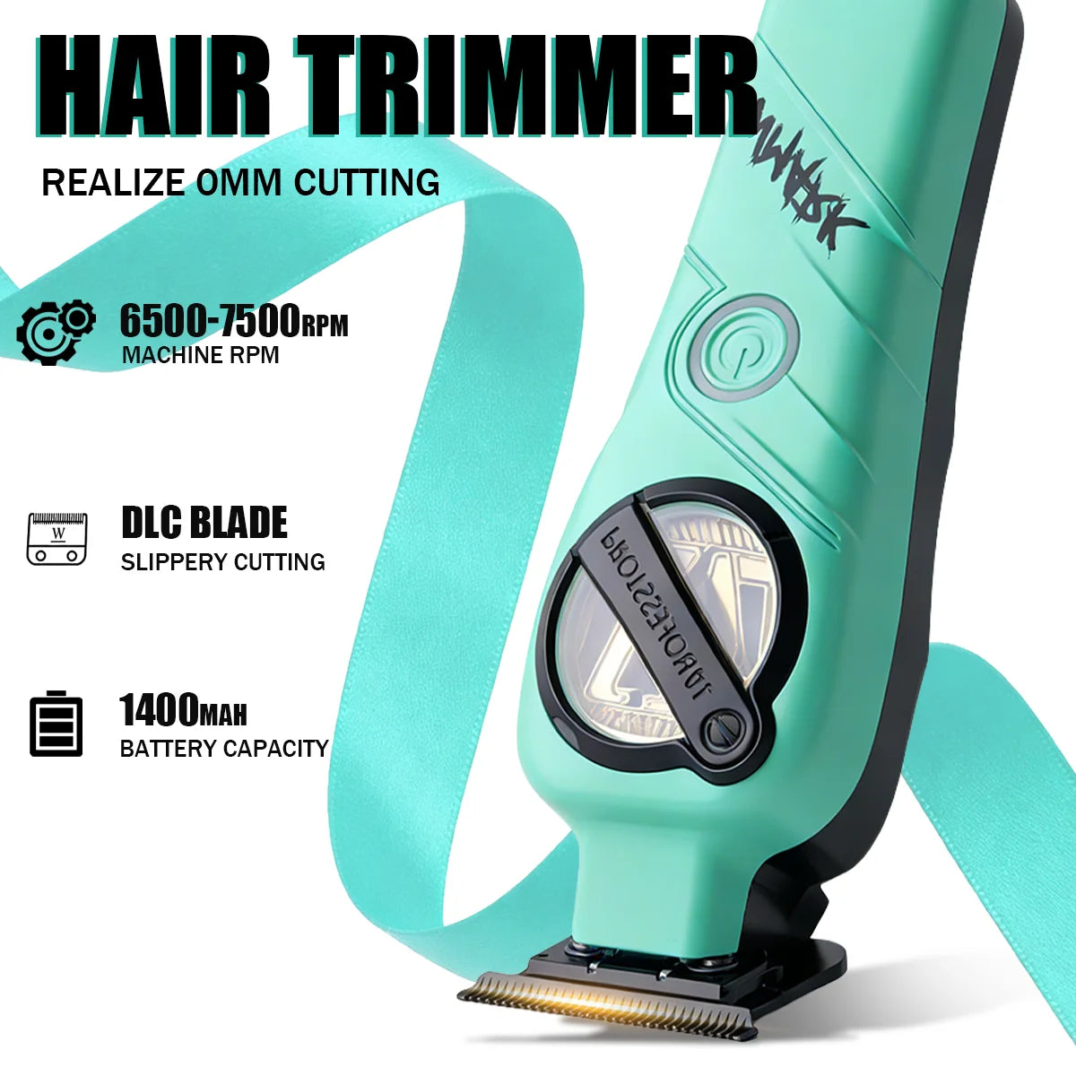 WMARK Professional Hair Clipper Shaver Hair Dryers and Spray Bottle Handheld 5 in 1 Barber KIT Gift Box Trimmer for Men NG-8637 - HAB - Hair And Beauty