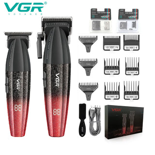 VGR V-640 Professional Hair Clipper & Trimmer Combo