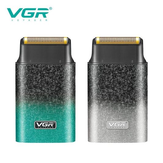 VGR New Reciprocating Shaver Gradient Matte Body Men's Shaver Convenient Home Travel Shaver Hair Removal and Whitening  V-326 - HAB - Hair And Beauty
