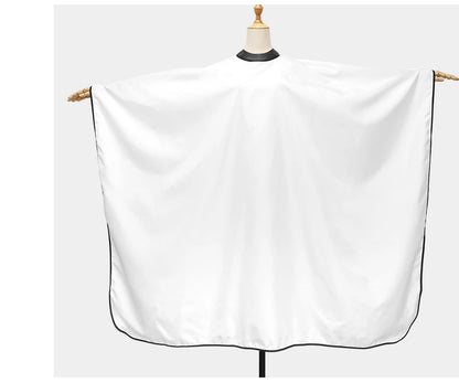 Silicone Neckline Haircut Cloth Hidden Buckle Waterproof Barber Cape Hairdressing Coat Hairdress Gown Barbershop Accessory Tools - HAB - Hair And Beauty