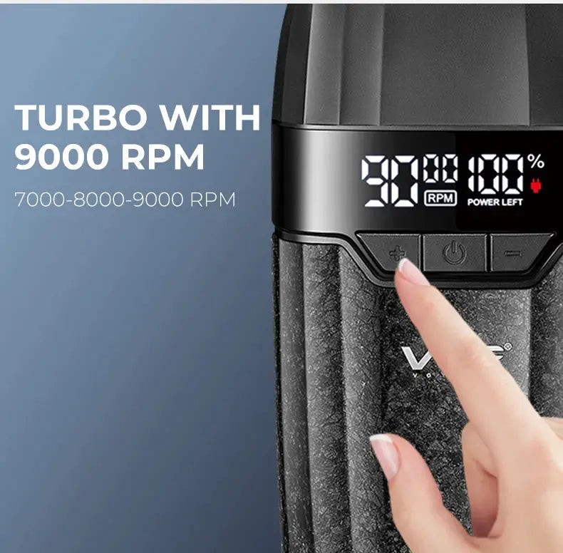 VGR Hair Trimmer Professional Hair Cutting Machine 9000 RPM Barber Shaver Cordless Hair Clipper LED Trimmer for Men V-640 S3 - HAB - Hair And Beauty