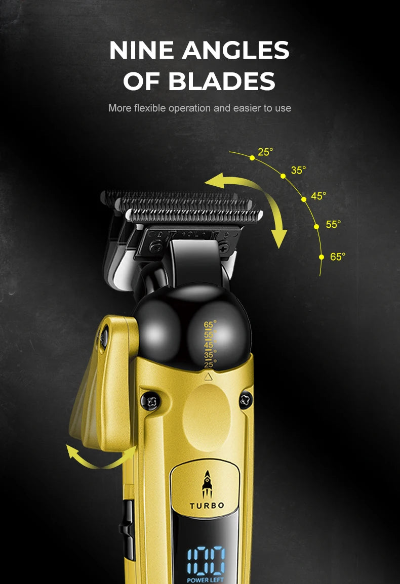 VGR Professional Hair Clipper – Cordless Rechargeable Trimmer for Men - HAB - Hair And Beauty