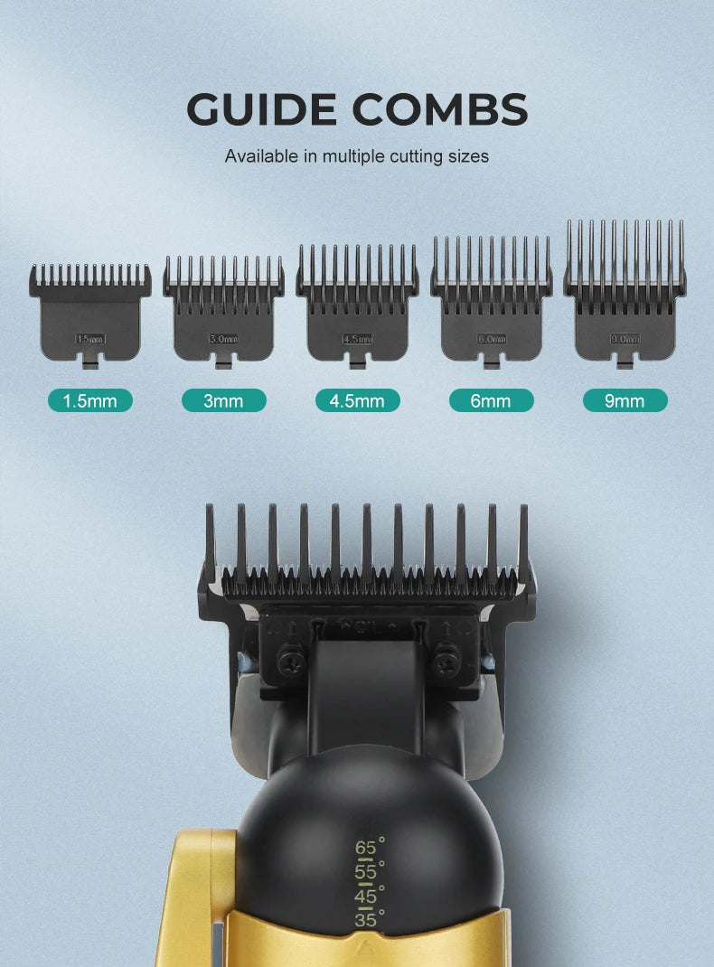 VGR Professional Hair Clipper – Cordless Rechargeable Trimmer for Men - HAB - Hair And Beauty