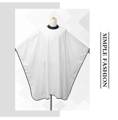 Silicone Neckline Haircut Cloth Hidden Buckle Waterproof Barber Cape Hairdressing Coat Hairdress Gown Barbershop Accessory Tools - HAB - Hair And Beauty