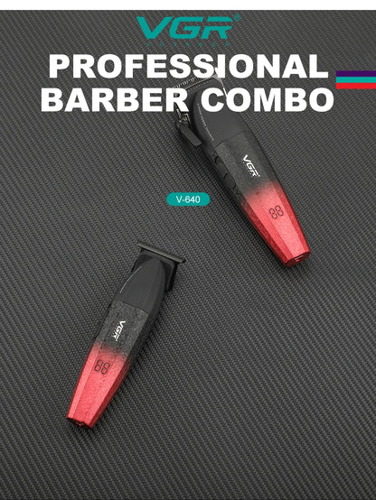 VGR Hair Trimmer Professional HairCut Machine Electric Body Trimmers 9000 RPM Hair Clipper Adjustable Hair Trimmer for Men V-640 - HAB - Hair And Beauty