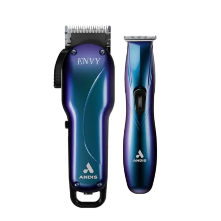 Limited Edition Galaxy Envy Li Cordless Clipper Slimline Pro Cordless Beard Trimmer Combo Hair Cutting Kit for Men Stainless St - HAB - Hair And Beauty
