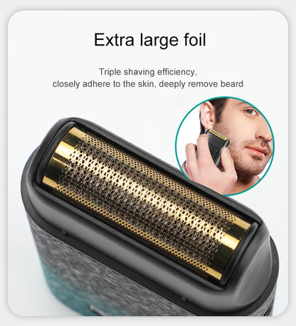 VGR New Reciprocating Shaver Gradient Matte Body Men's Shaver Convenient Home Travel Shaver Hair Removal and Whitening  V-326 - HAB - Hair And Beauty